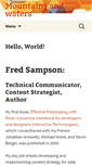 Mobile Screenshot of fredsampson.com